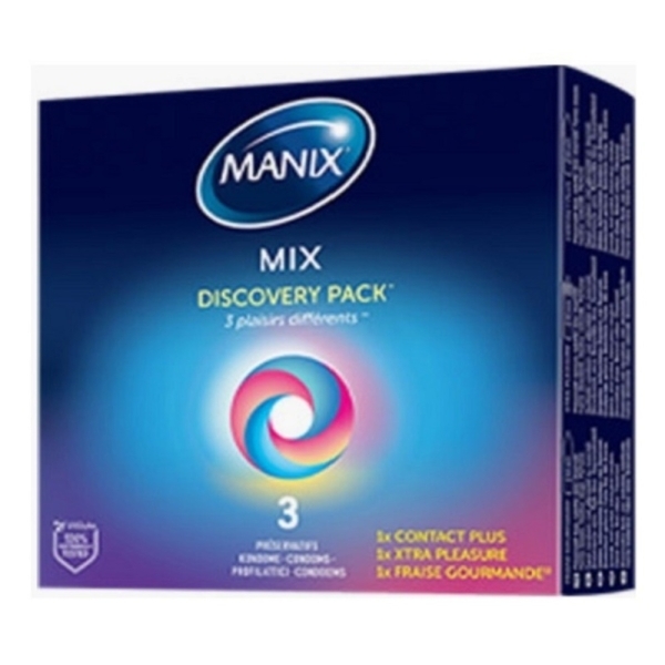 MANIX MIX Boite de 3 Préservatifs