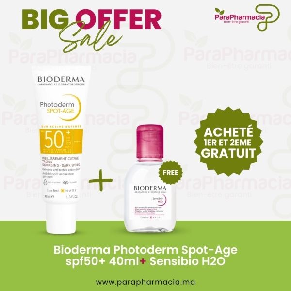 Bioderma Photoderm Spot-Age spf50+ 40ml+ Sensibio H2O