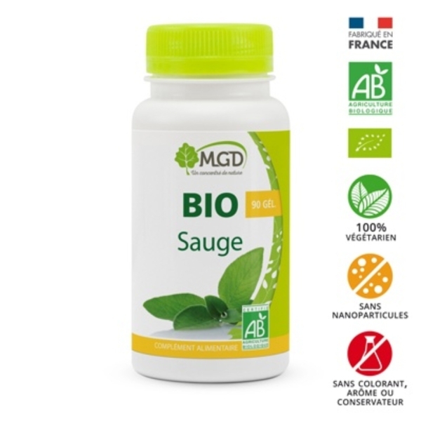 MGD nature Sauge Bio 90 gélules