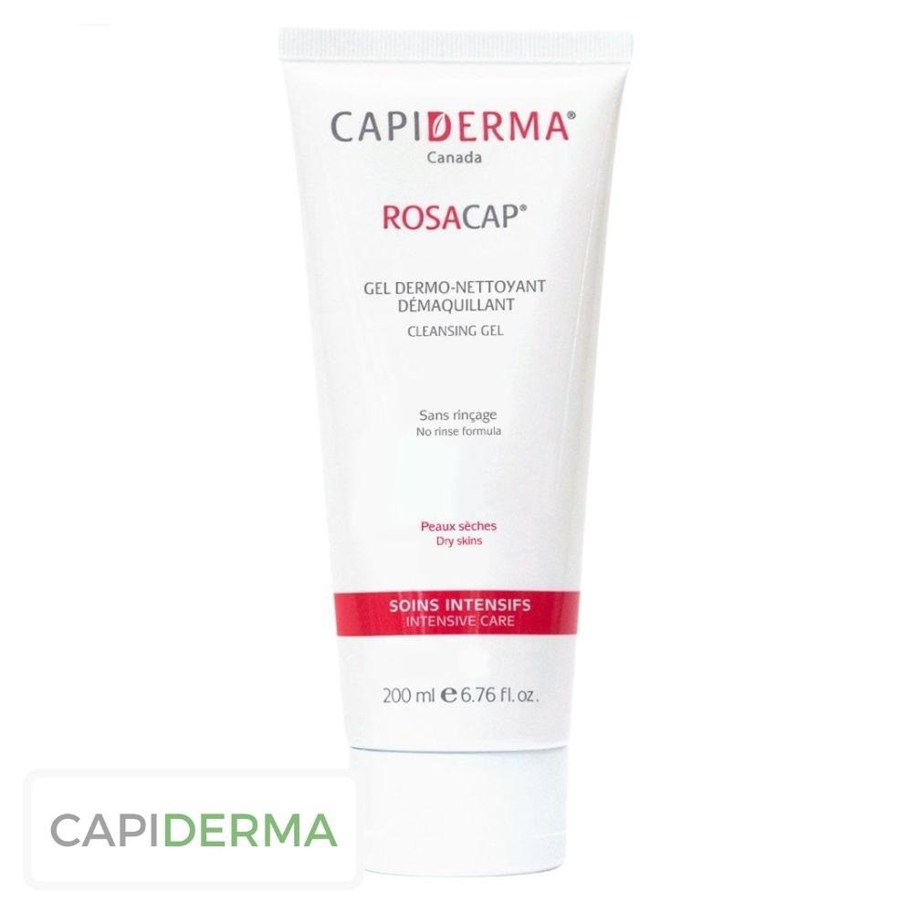 Capiderma Rosacap Gel Dermo-Nettoyant Démaquillant Soins Intensifs – 200ml