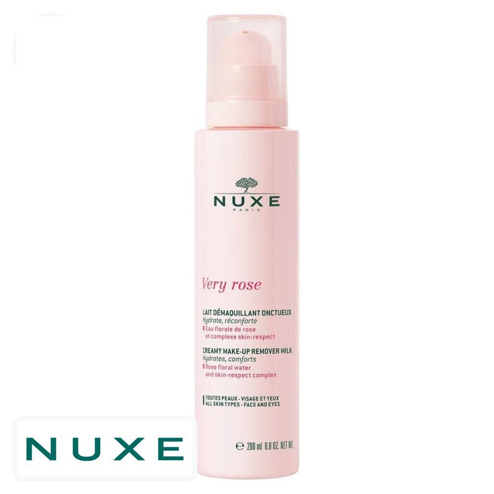 Nuxe Very Rose Lait Démaquillant Onctueux Hydratant – 200ml