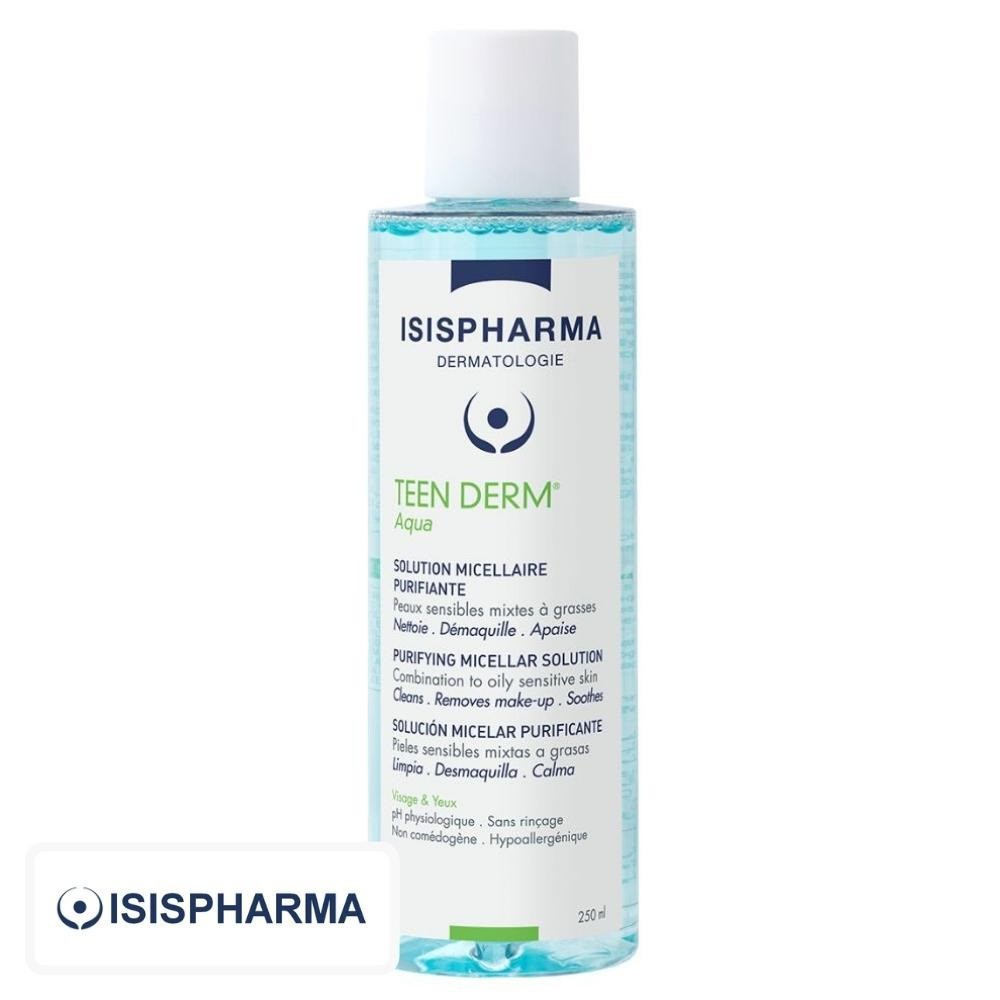 Isispharma Teen Derm Aqua Solution Micellaire Purifiante Démaquillante – 250ml