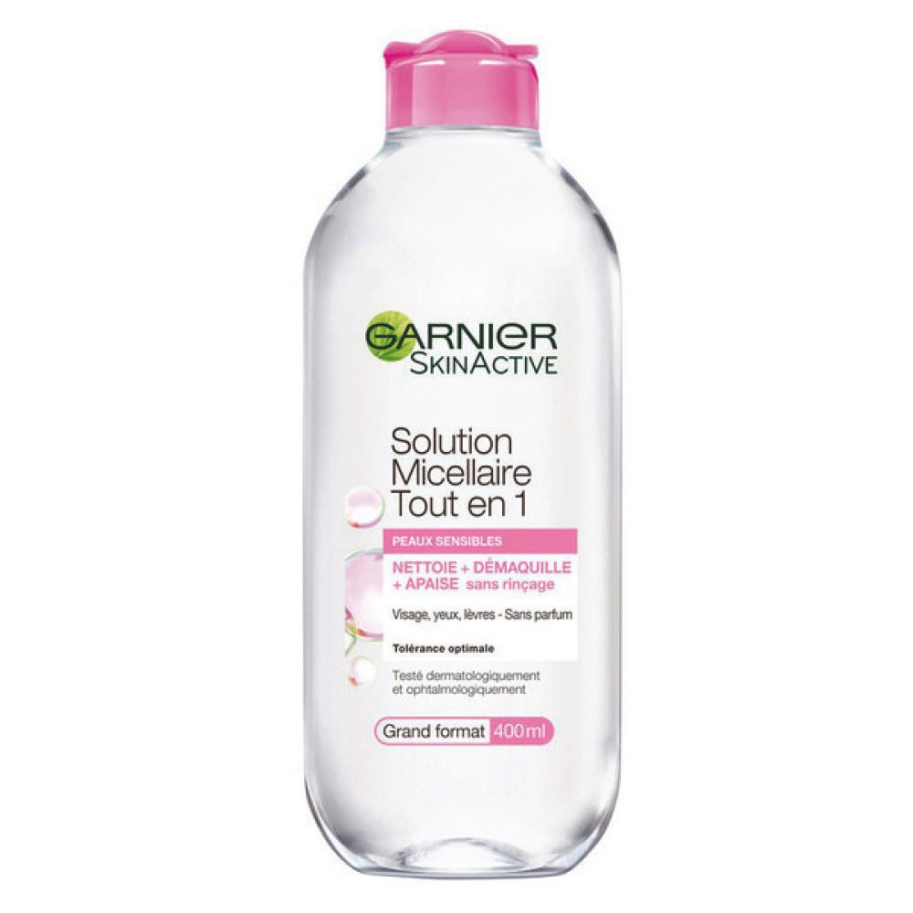 Garnier SkinActive Solution Micellaire Nettoyante Démaquillante Tout en 1 – 400ml