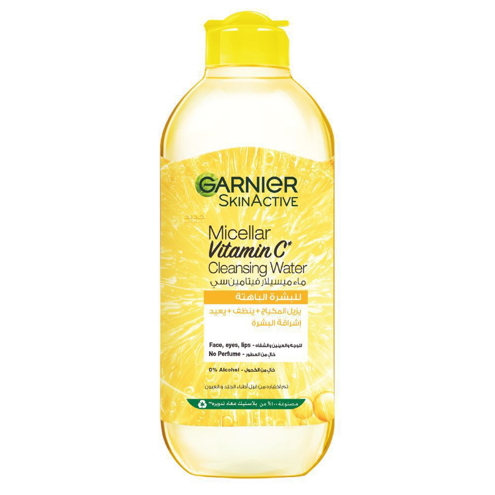 Garnier SkinActive Eau Micellaire Nettoyante Démaquillante Vitamine C – 400ml