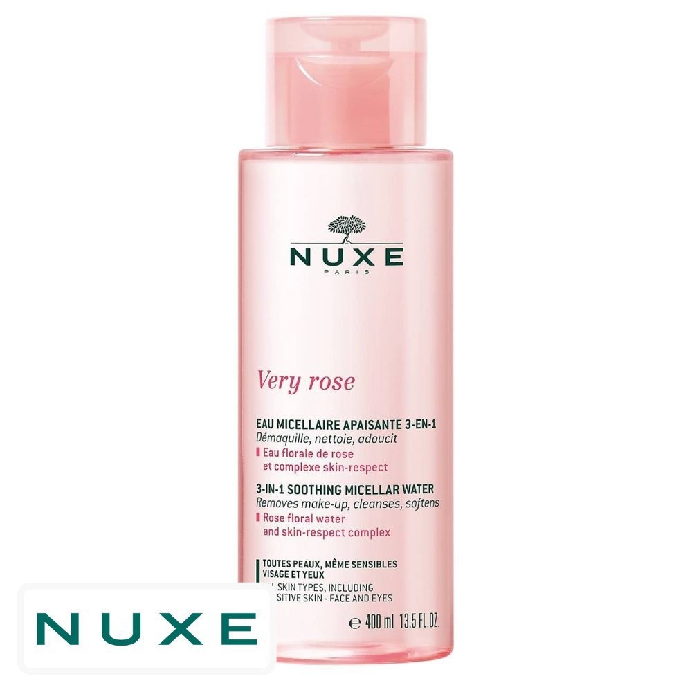 Nuxe Very Rose Eau Micellaire Démaquillante Apaisante 3 en 1 – 400ml