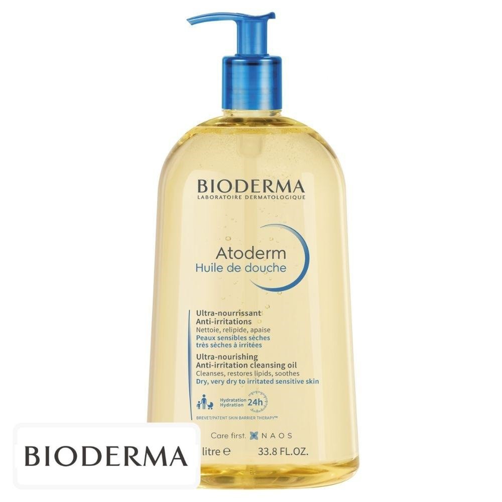 Bioderma Atoderm Huile de Douche Ultra-Nourrissante Anti-Irritations – 1L