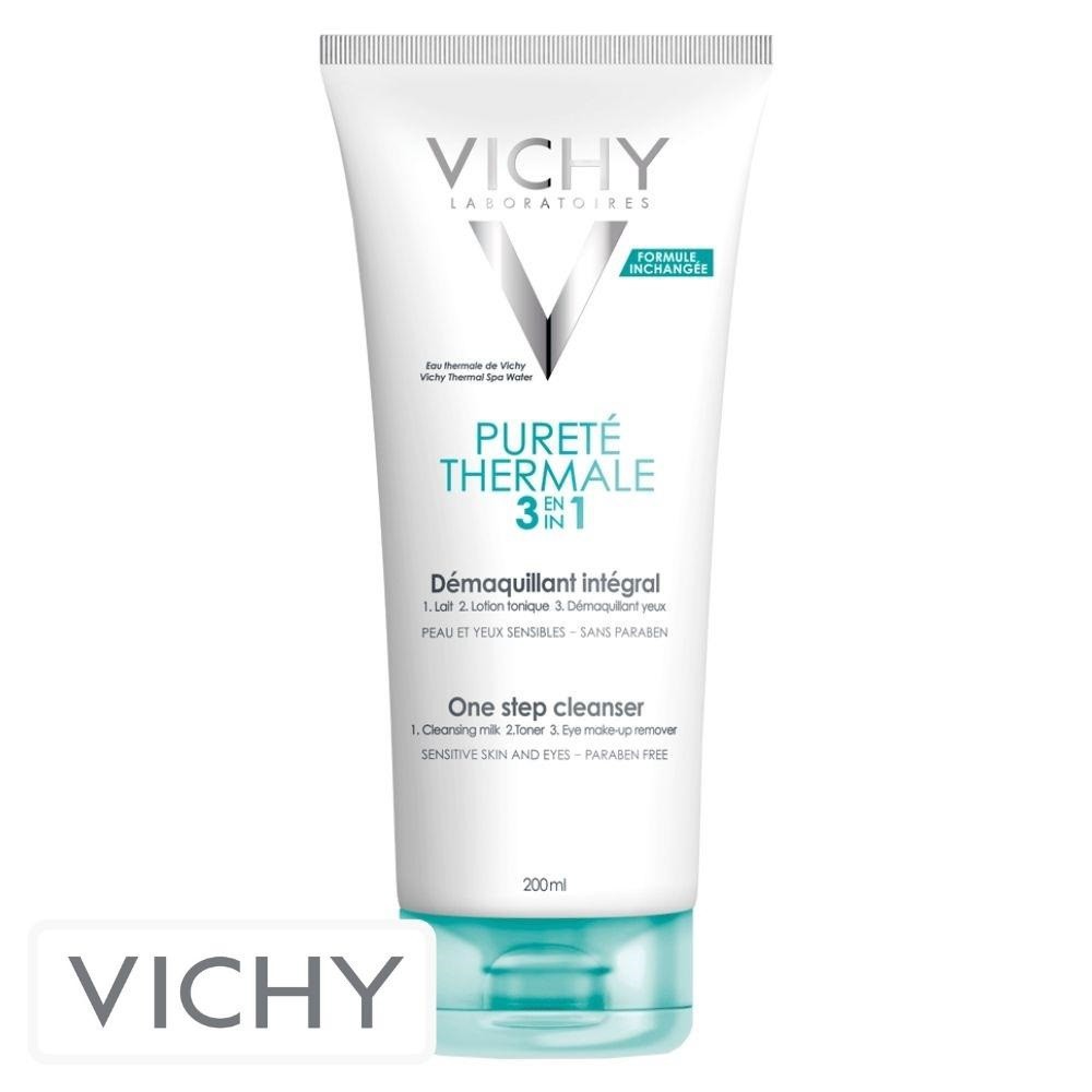 Vichy Pureté Thermale Démaquillant Intégral Peau Sensible 3 en 1 – 200ml