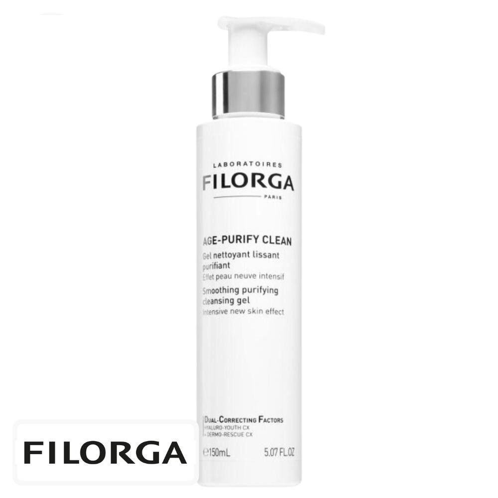 Filorga Age-Purify Clean Gel Nettoyant Lissant Purifiant Effet Peau Neuve Intensif – 150ml