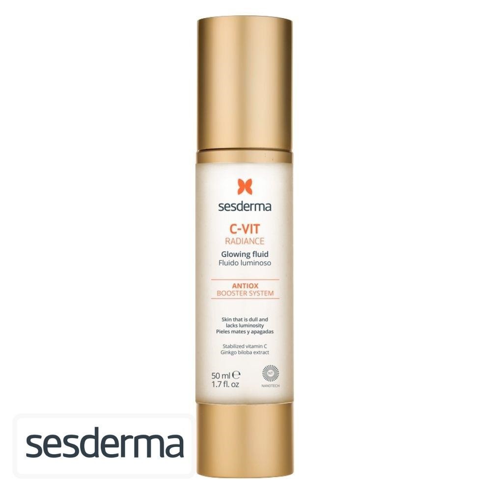 Sesderma C-Vit Radiance Fluide Lumineux Hydratant Antioxydant Anti-Rides – 50ml