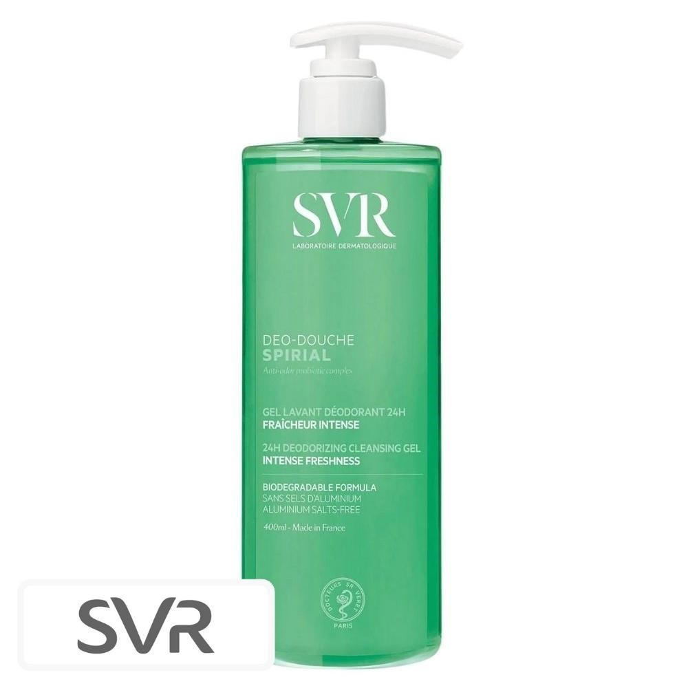 SVR Spirial Déo-Douche Gel Lavant Déodorant Fraîcheur Intense – 400ml