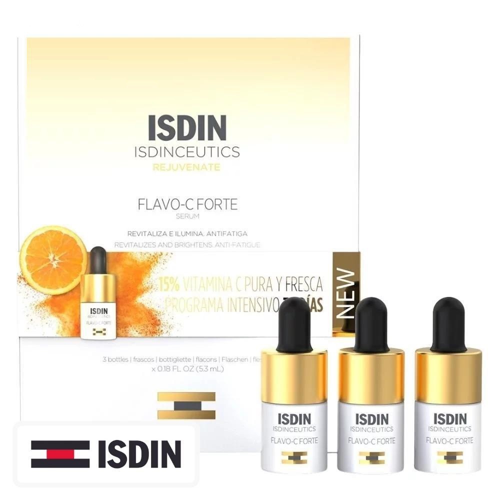 Isdin Isdinceutics Flavo-C Forte Anti-Âge – 3 Sérums