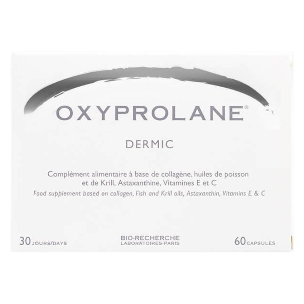 Oxyprolane Dermic Complément Collagène Huiles de Poisson Vitamines E & C – 60 Gélules