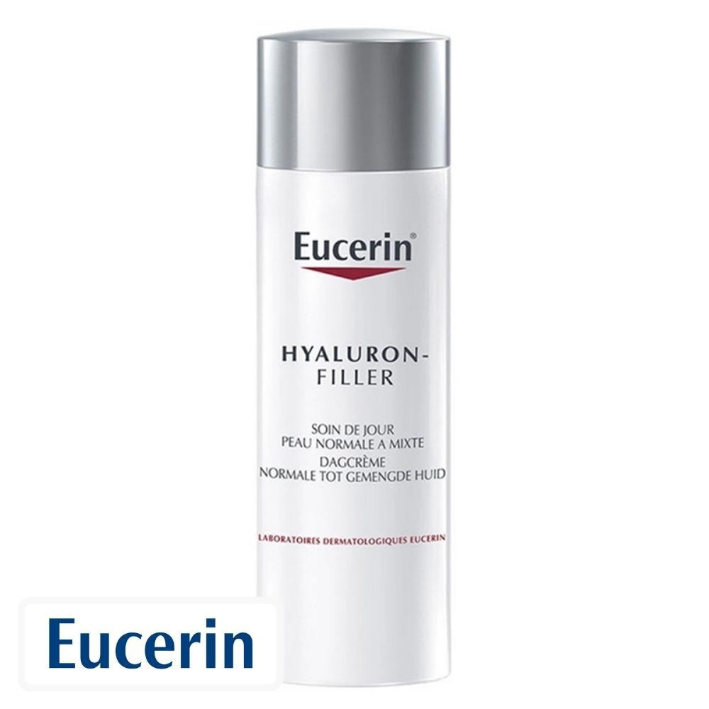 Eucerin Hyaluron-Filler Soin de Jour Anti-Âge Peaux Normales à Mixtes – 50ml