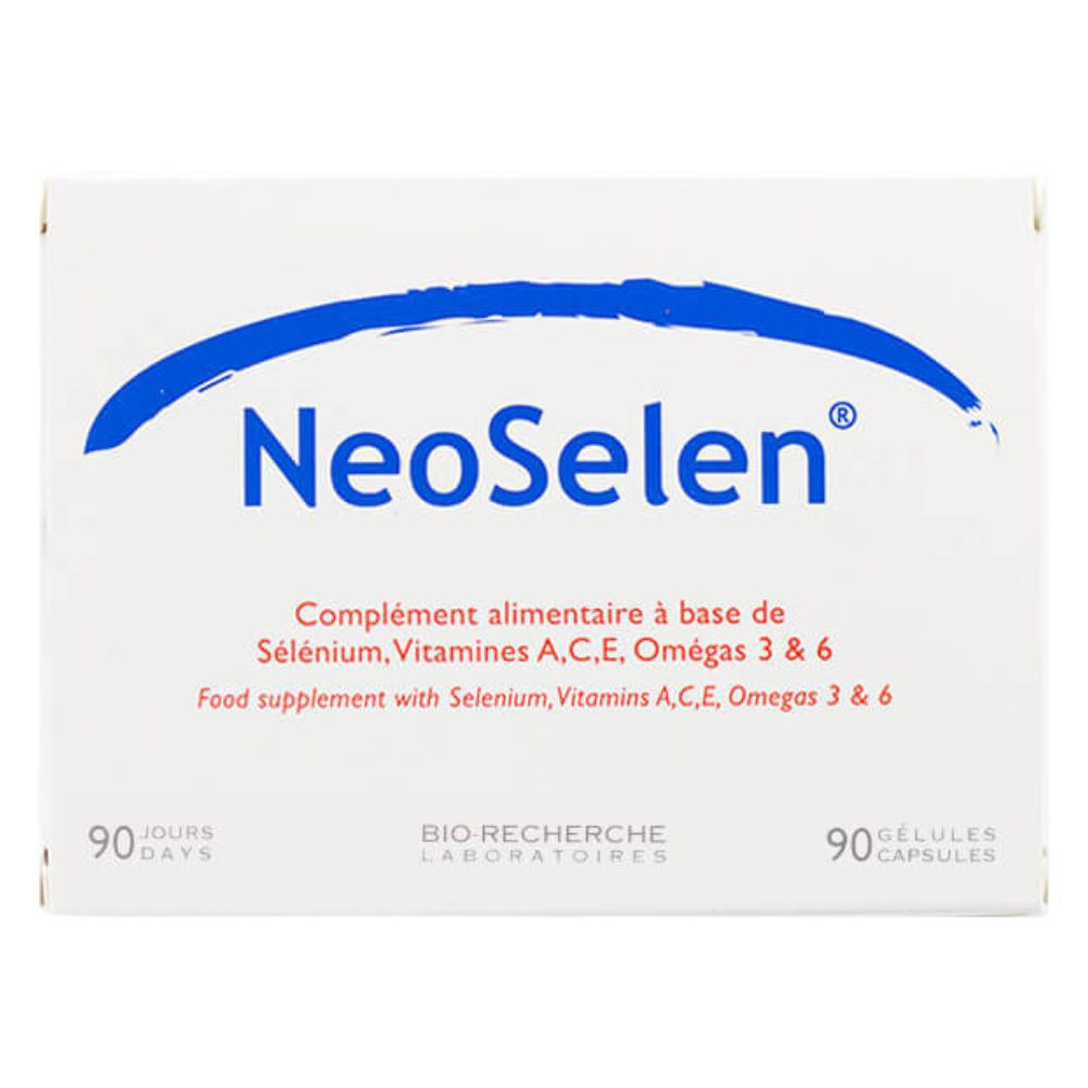 NeoSelen Complément Sélénium Vitamines A, C, E Omégas 3 & 6 – 90 gélules