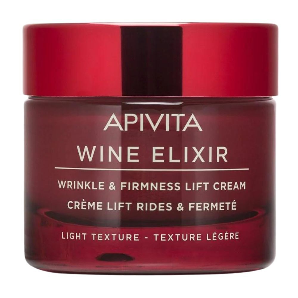 Apivita Wine Elixir Crème Légère Anti-Rides Raffermissante Liftante – 50ml