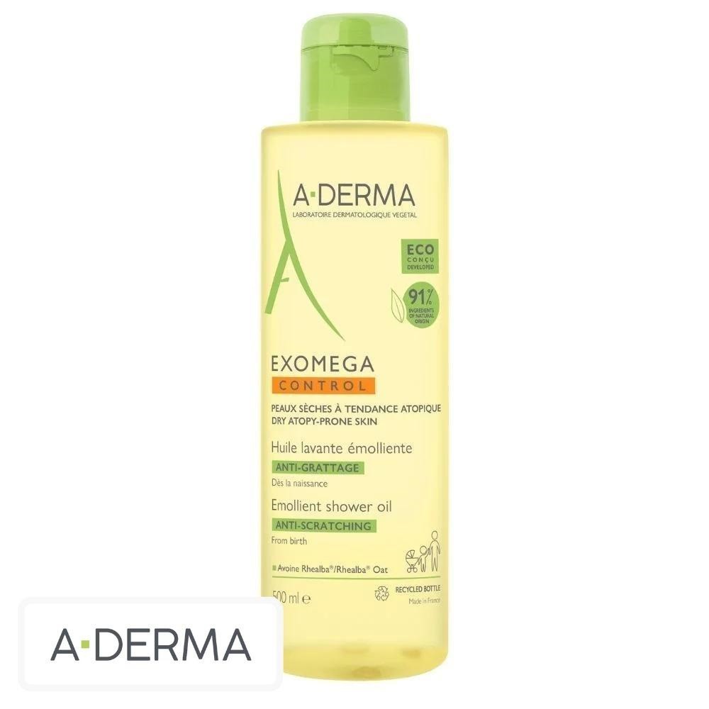 A-Derma Exomega Control Huile Lavante Émolliente Anti-Grattage – 500ml