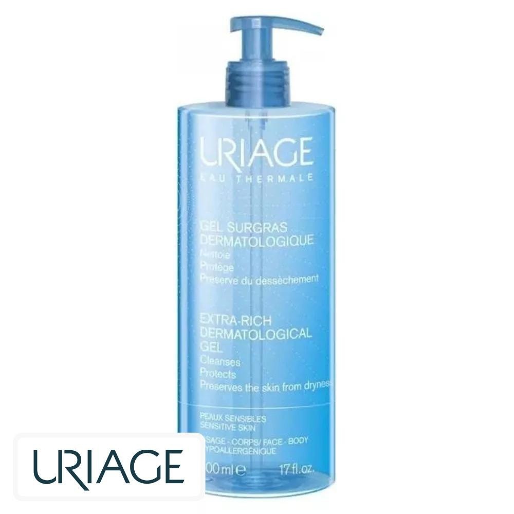 Uriage Gel Nettoyant Surgras Dermatologique – 500ml