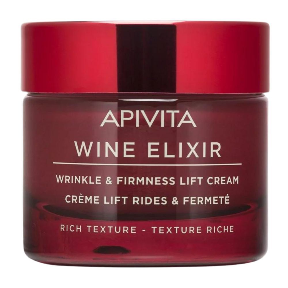 Apivita Wine Elixir Crème Riche Anti-Rides Raffermissante Liftante – 50ml