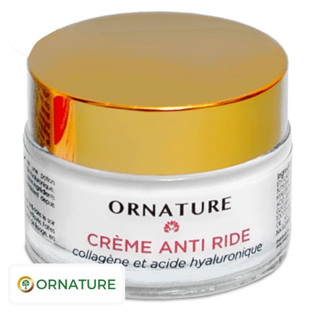 Ornature Crème Anti-Rides Collagène & Acide Hyaluronique – 50g