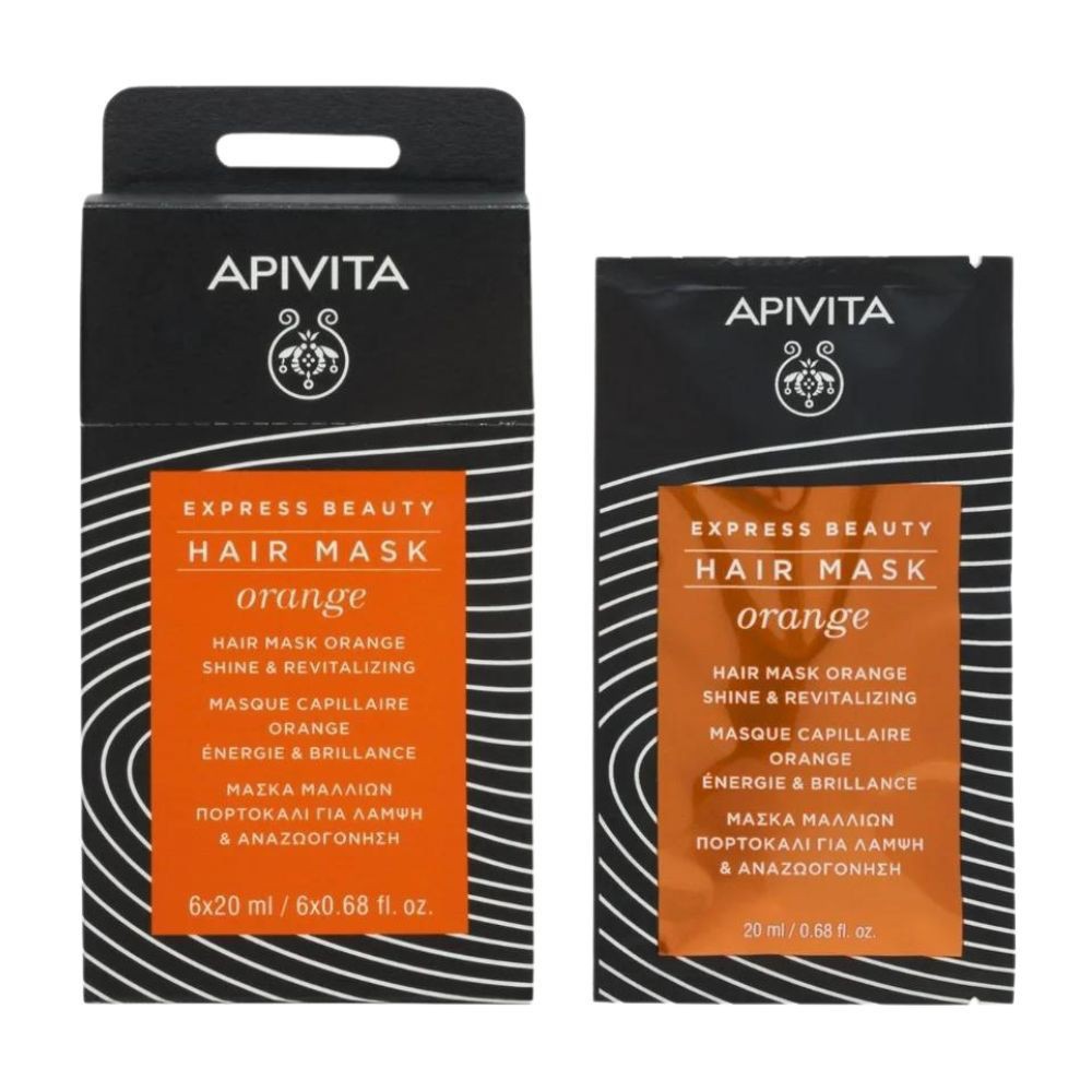 Apivita Express Beauty Masque Éclat Orange – 6x2x8ml