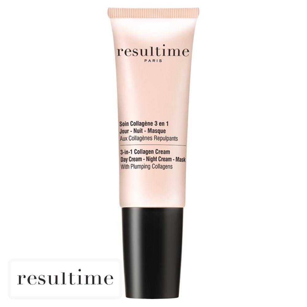 Resultime Soin Collagène 3en1 Jour & Nuit Masque aux Collagènes Repulpants – 50ml