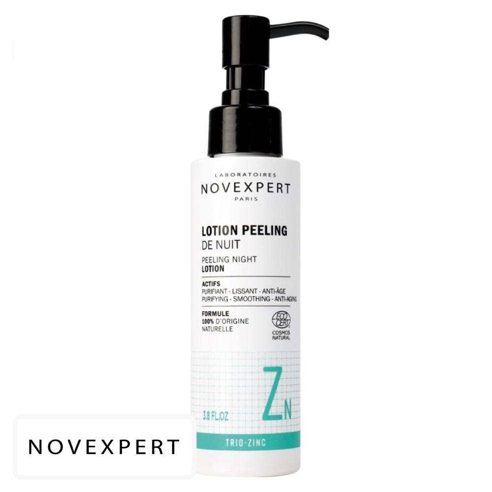 Novexpert Zn Lotion Peeling Nuit Purifiante Lissante Anti-Âge Exfoliante – 115ml