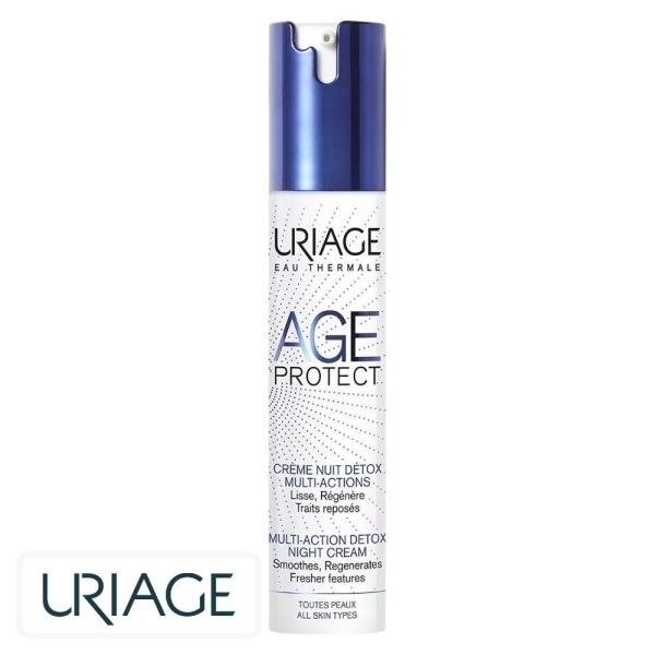 Uriage Age Protect Crème Nuit Detox Mutlti-Actions – 40ml