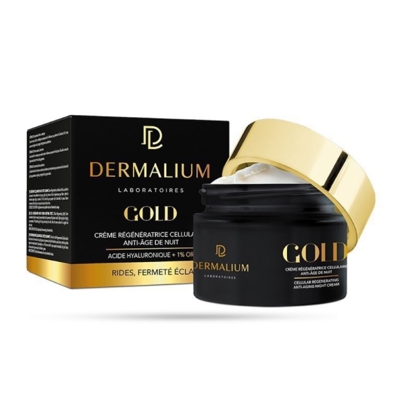 DERMALIUM GOLD CREME REGENERATRICE CELLULAIRE ANTI-AGE DE NUIT 50ml