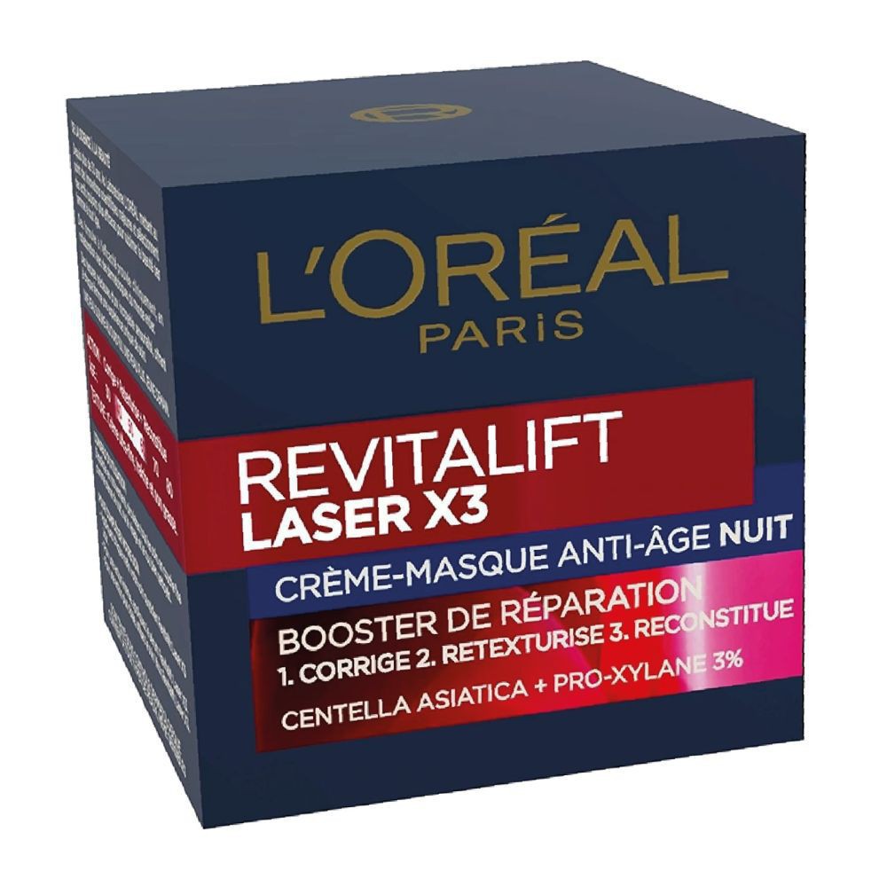 L’Oréal Revitalift Laser X3 Crème-Masque Anti-Âge Nuit Réparateur – 50ml