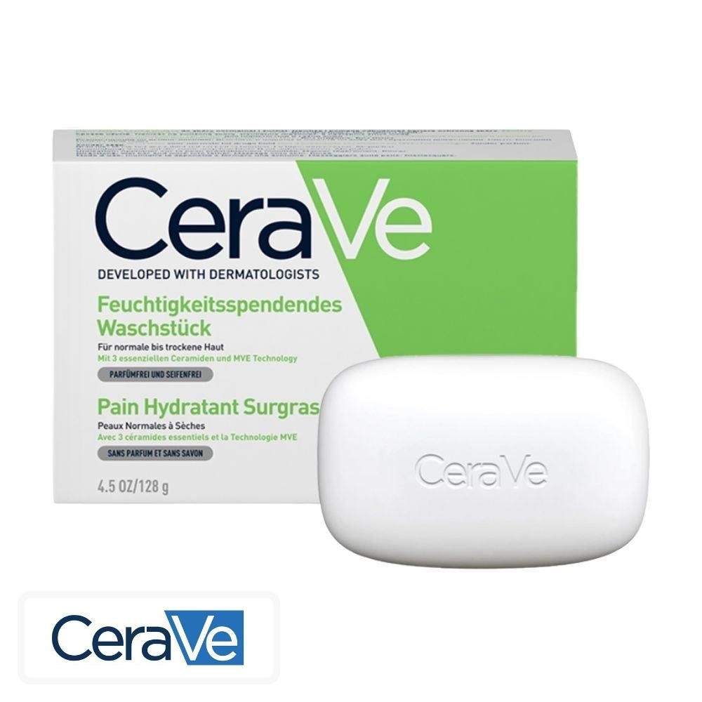 CeraVe Savon Pain Hydratant Surgras Peaux Normales à Sèches – 128g