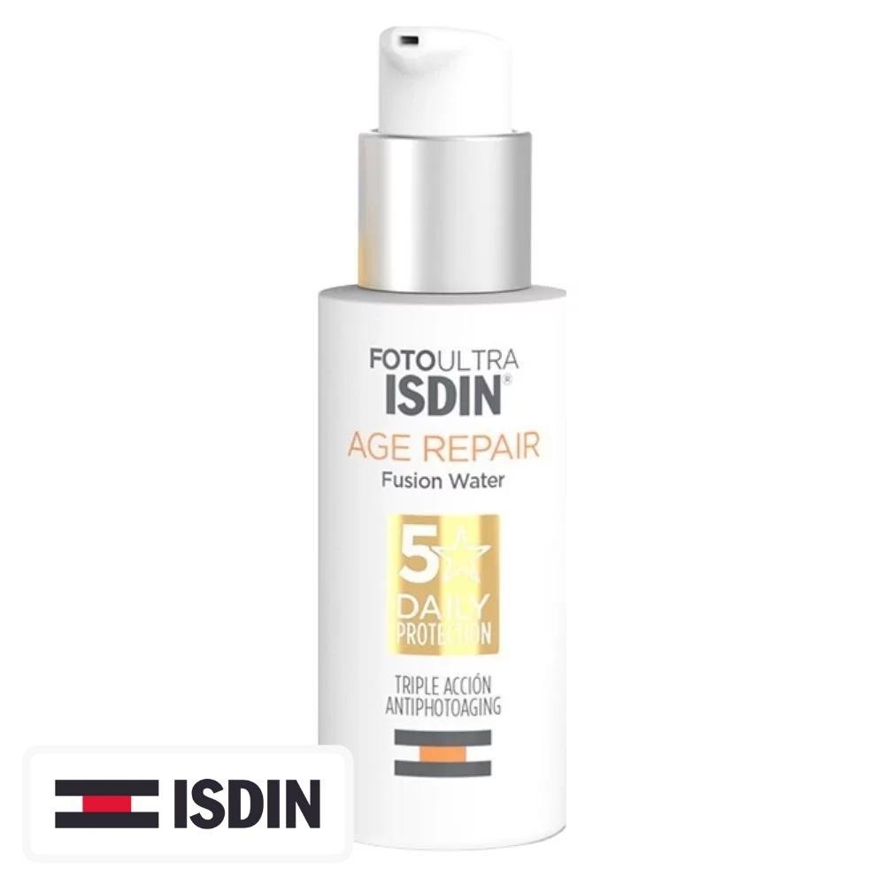 Isdin FotoUltra Age Repair Fusion Water Ecran Solaire Anti-Âge Toucher Sec Spf50 – 50ml