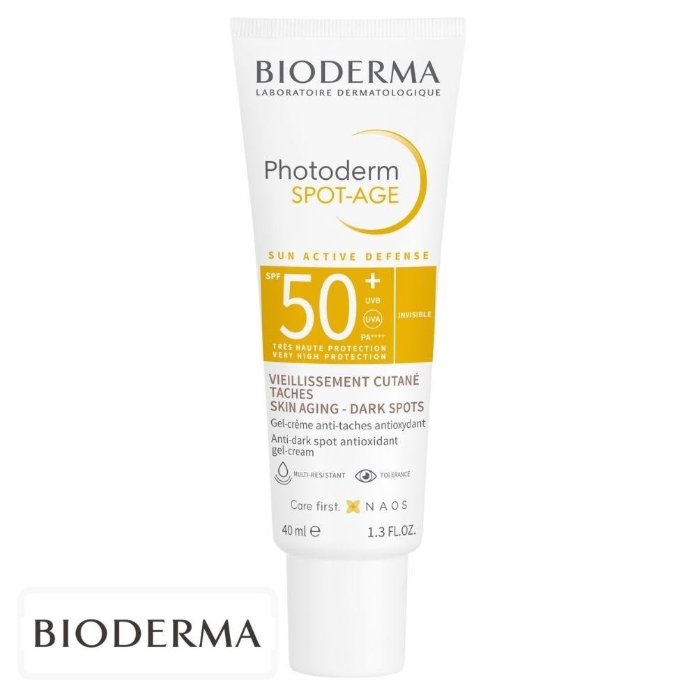 Bioderma Photoderm Spot-Age Ecran Solaire en Gel-Crème Anti-Âge Inivisble Spf50 – 40ml