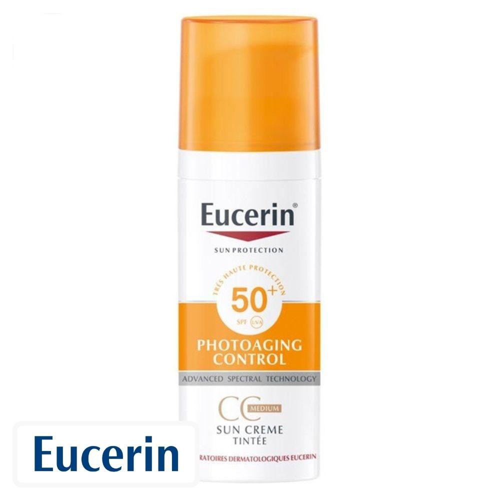 Eucerin Ecran Solaire Photoaging Control CC en Gel-Crème Teinté Anti-Âge Spf50 – 50ml