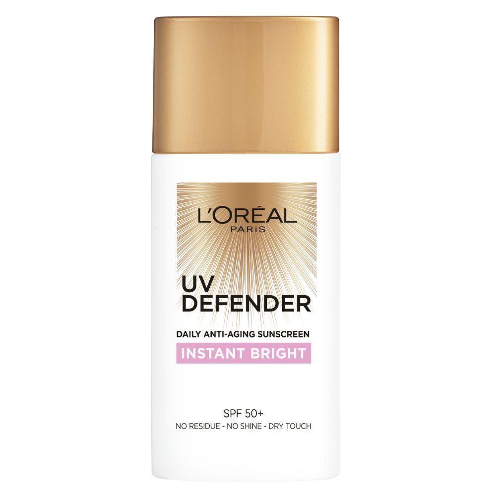 L’Oréal UV Defender Ecran Solaire Anti-Âge Éclat Instantané Invisible Spf50 – 50ml