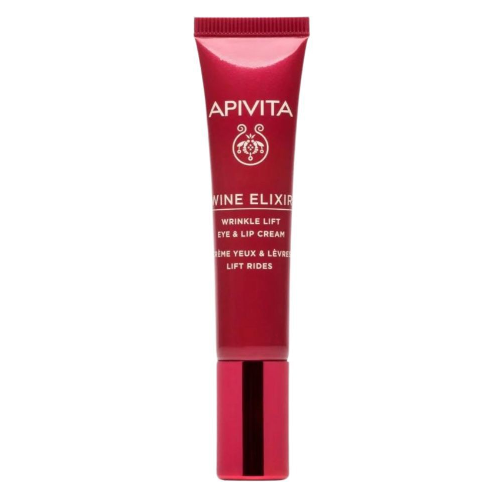 Apivita Wine Elixir Crème Contour des Yeux & Lèvres Anti-Rides Liftant – 15ml