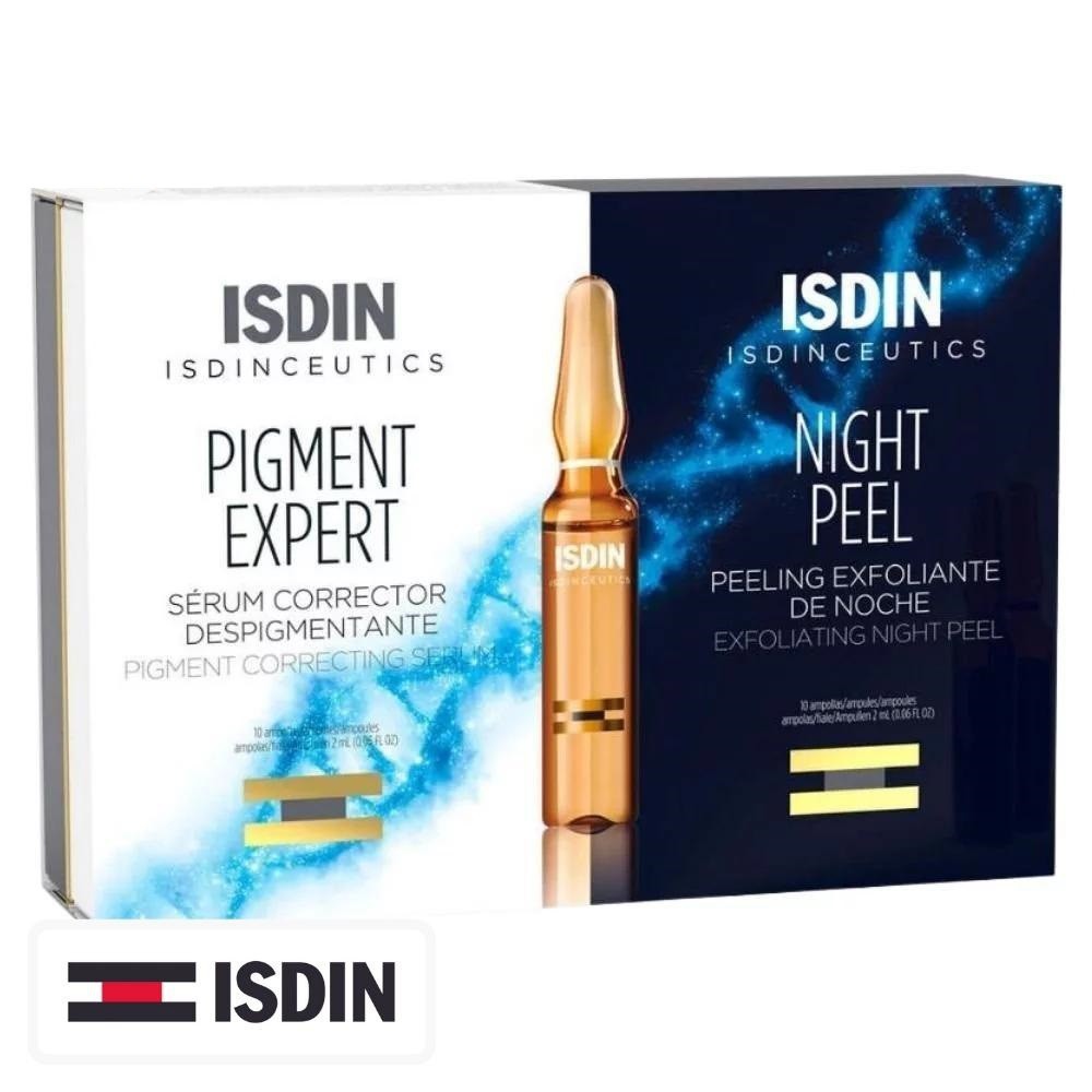 Isdin Isdinceutics Night Peel & Pigment Expert Sérum Anti-Taches – 20 Ampoules