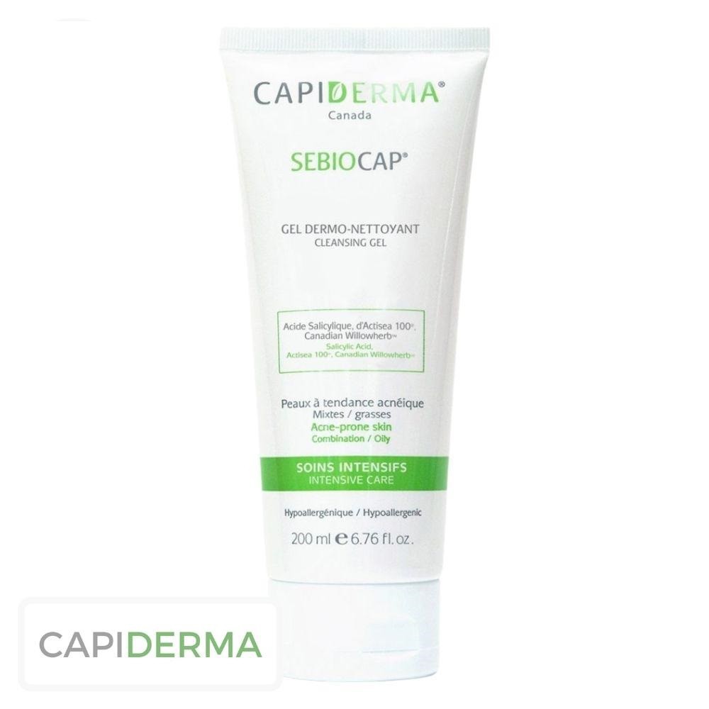 Capiderma Sebiocap Gel Dermo-Nettoyant – 200ml