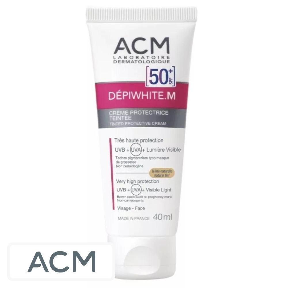 ACM Dépiwhite M Ecran Solaire en Crème Anti-Taches Teintée Spf50 – 40ml