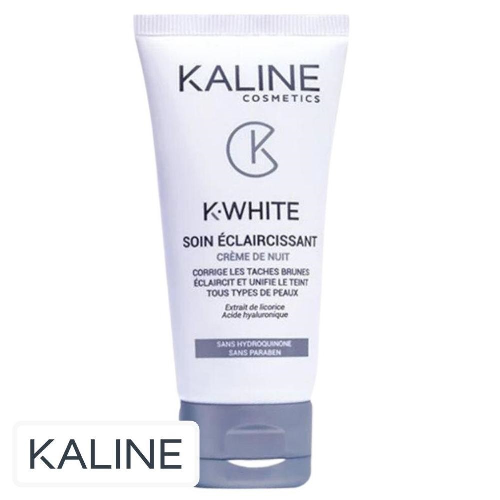 Kaline Cosmetics K-White Crème de Nuit Éclaircissante Unifiante – 50ml