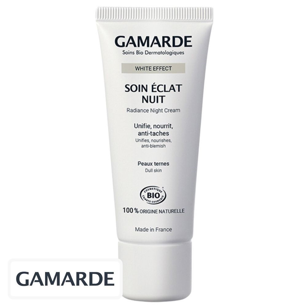 Gamarde White Effect Soin Éclat Nuit Unifiant Nourrissant Anti-Taches – 40ml