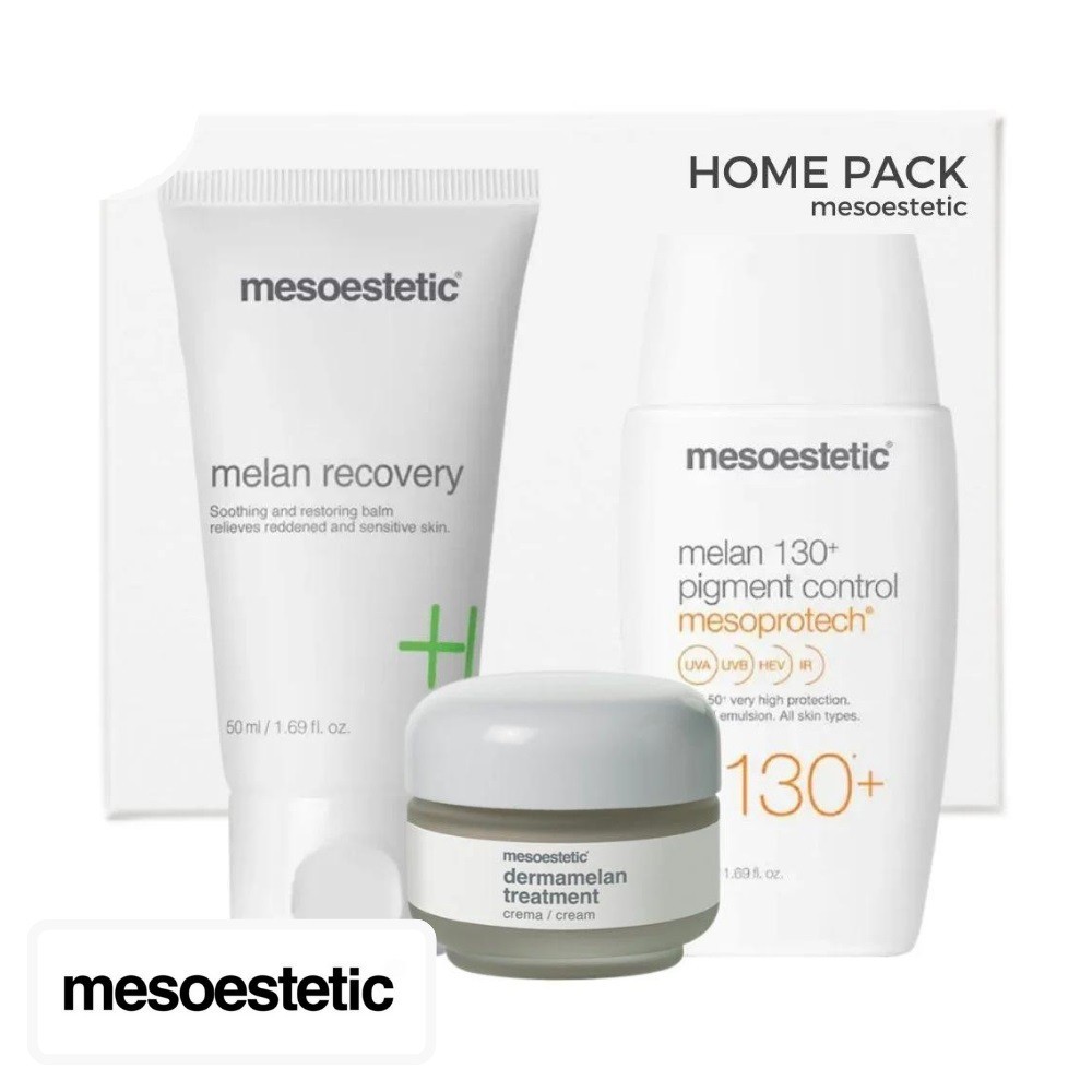 Mesoestetic Dermamelan Home Pack (Dermamelan Crème + Melan Recovery + Mesoprotech 130)